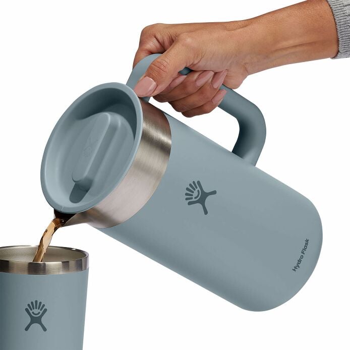 51-oz-insulated-pitcher-o0 okp51043-insulated-pitcher-shale-gray-pour.jpg